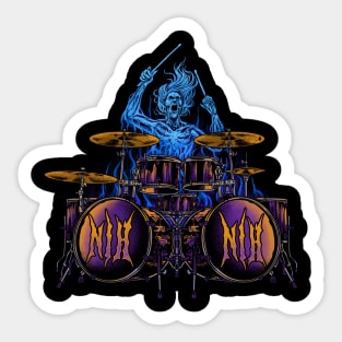 NIH Spirit Drummer Sticker